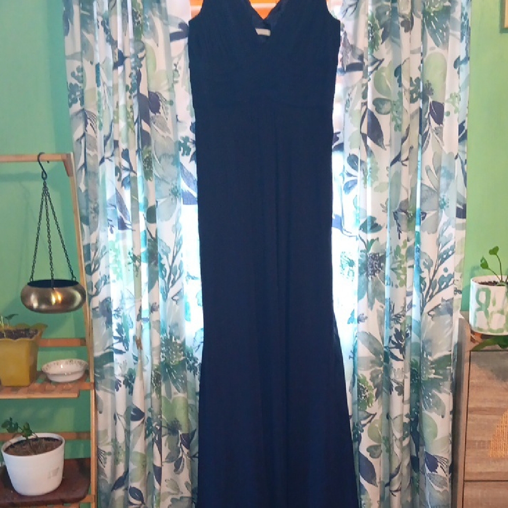 Elegant Navy Maxi Dress Great Mother Of The Bride Dresd
